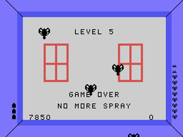 Fly Snuffer - Screenshot - Game Over (North America) - 256x192