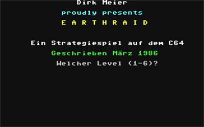 Earthraid - Screenshot - Game Title (null) - 320x200