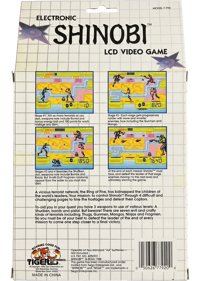 Shinobi - Box - Back (World) - 769x1075