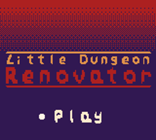 Little Dungeon Renovator - Screenshot - Game Title (World) - 160x144