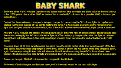 Baby Shark - Arcade - Controls Information (null) - 1920x1080