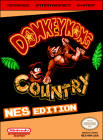 Donkey Kong Country NES Edition - Fanart - Box - Front (North America) - 234x320