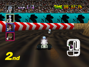 Evangelion Kart 64 - Screenshot - Gameplay (North America) - 1001x758
