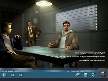 CSI: Crime Scene Investigation - Screenshot - Gameplay (null) - 800x600