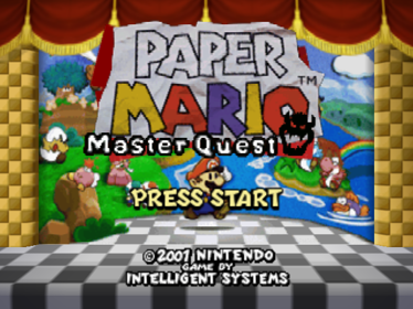 Paper Mario: Master Quest - Screenshot - Game Title (null) - 640x480