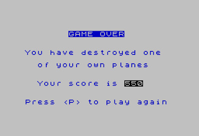 Air-Raid - Screenshot - Game Over (null) - 512x352