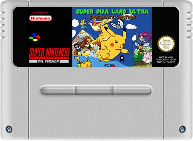 Super Pika Land Ultra: Chocolate Version - Cart - Front (Europe) - 2106x1542