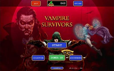 Vampire Survivors - Screenshot - Game Title (World) - 1538x960