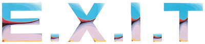 E.X.I.T - Clear Logo (France) - 400x86