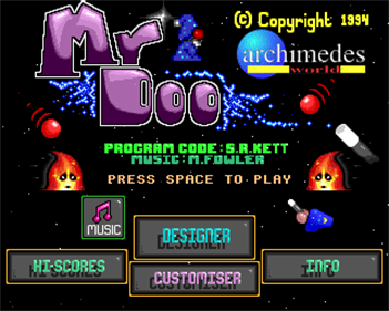 Mr Doo - Screenshot - Game Select (null) - 320x256