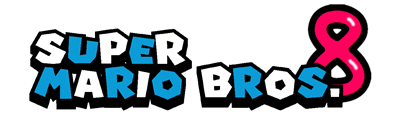 Super Mario Bros. 8 - Clear Logo (North America) - 1280x369