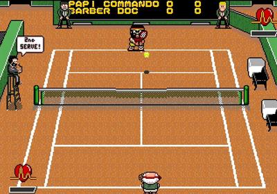 Papi Commando Tennis - Screenshot - Gameplay (null) - 633x446