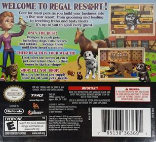 Paws & Claws: Regal Resort - Box - Back (North America) - 1029x936