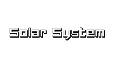 Solar System - Clear Logo (null) - 640x360
