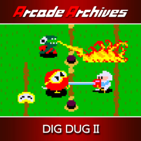 Arcade Archives DIG DUG II - Fanart - Box - Front (null) - 256x256