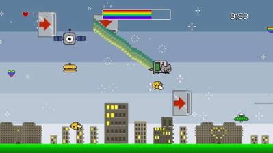 Nyan Cat Adventure - Screenshot - Gameplay (World) - 1000x562