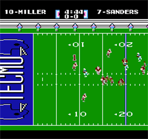 Super Tecmo Bowl 2021: Covid Edition - Screenshot - Gameplay (World) - 256x240