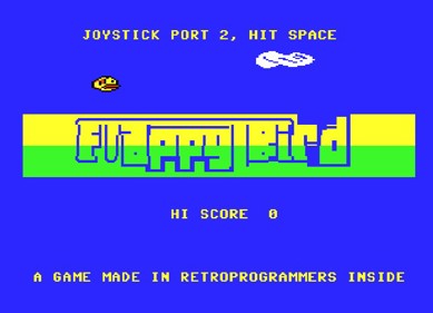 Flappy Bird (Back to the 8 bit) - Screenshot - Game Title (null) - 661x477