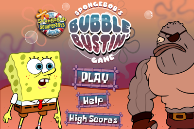 SpongeBob's Bubble Bustin' Game - Screenshot - Game Title (United States) - 1262x842
