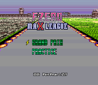 F-Zero: MAX League - Screenshot - Game Title (World) - 256x224