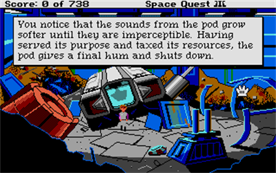 Space Quest III: The Pirates of Pestulon - Screenshot - Gameplay (null) - 320x200