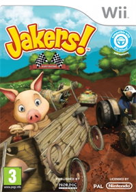 Jakers! Kart Racing - Box - Front (Europe) - 350x492