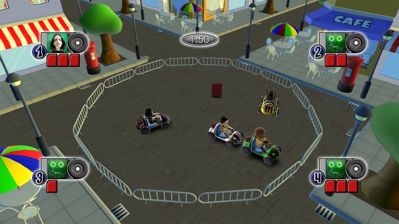 Avatar Bumper Cars - Screenshot - Gameplay (World) - 1000x562