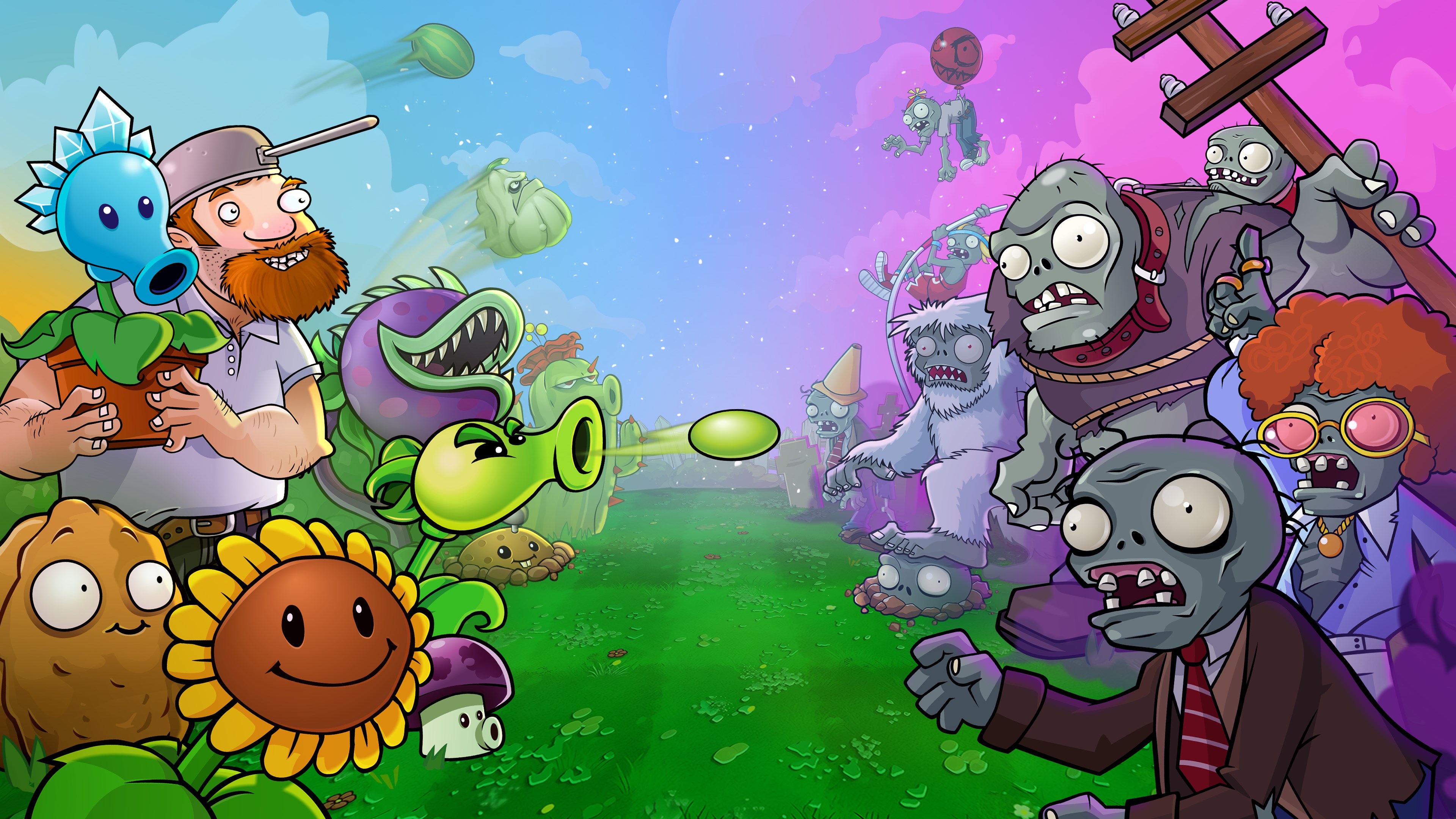 Illustration of Plants vs. Zombies: Replanted