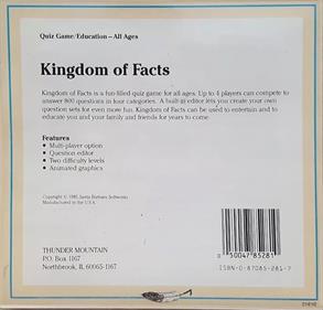 Kingdom of Facts - Box - Back - 714x683