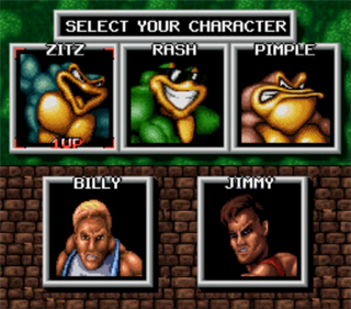 Battletoads / Double Dragon - Screenshot - Game Select (World) - 683x598