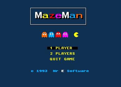 Maze Man - Screenshot - Game Title (null) - 702x504