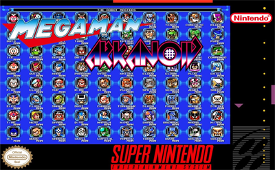Mega Man Arkanoid - Box - Front (North America) - 1421x879