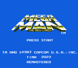 Mega Man: The New Lands Remastered - Screenshot - Game Title (null) - 256x224