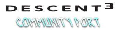 Descent 3: Community Port - Clear Logo (null) - 582x161