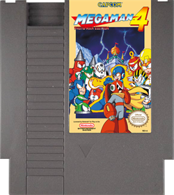 Mega Man 4: Proto Man Edition - Cart - Front (World) - 674x756