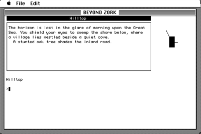 Beyond Zork - Screenshot - Gameplay (United States) - 512x342
