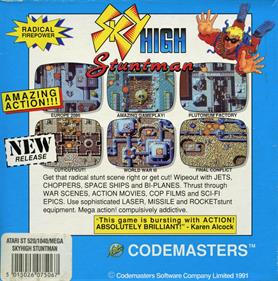 Sky High Stuntman - Box - Back (Europe) - 1709x1725