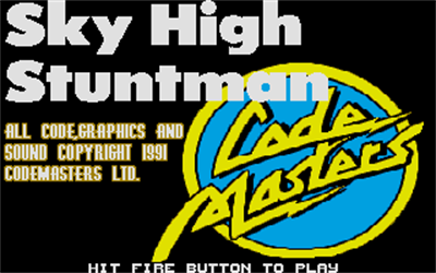 Sky High Stuntman - Screenshot - Game Title (null) - 320x200