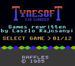 Tynesoft Commodore 16 Classics VOL 1 - Screenshot - Game Title (null) - 311x274