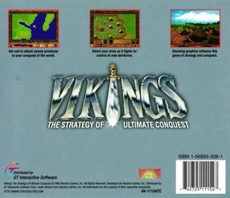 Vikings: The Strategy of Ultimate Conquest - Box - Back (North America) - 930x800