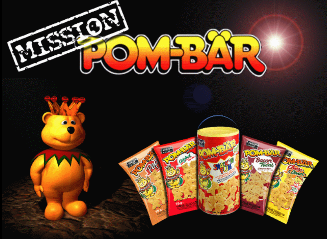 Illustration of Mission Pom-Bär: The Snack 'N' Run Game