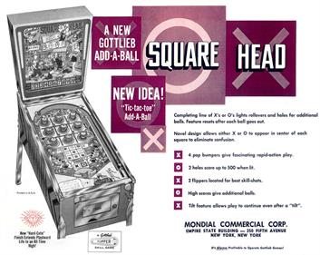 Square Head - Advertisement Flyer - Front (North America) - 900x715