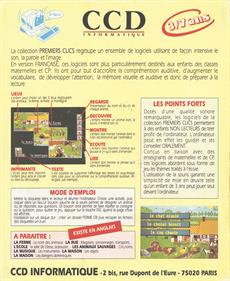 La Ferme: Les "cris" des animaux - Box - Back (France) - 1203x1468