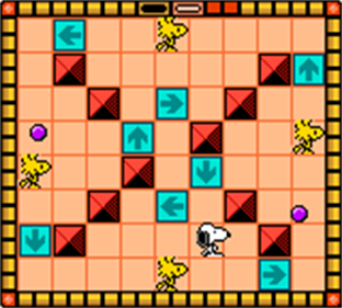 Snoopy's Magic Show DX - Screenshot - Gameplay - 160x144