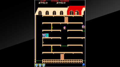 Arcade Archives: Mappy - Screenshot - Gameplay (World) - 1920x1080