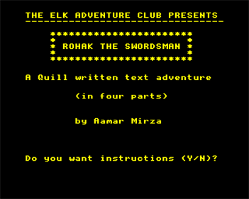 Rohak the Swordsman - Screenshot - Game Title (null) - 640x512