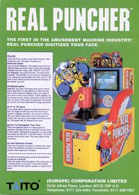 Real Puncher - Advertisement Flyer - Front (Europe) - 850x1189