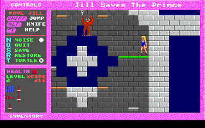 Jill of the Jungle: Jill Saves the Prince - Screenshot - Gameplay (null) - 320x200