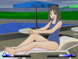 Illustration of Azumanga K Oh in summer