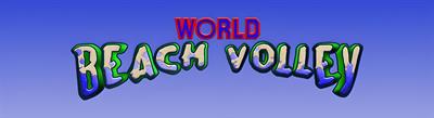 World Beach Volley - Arcade - Marquee (null) - 3840x1048